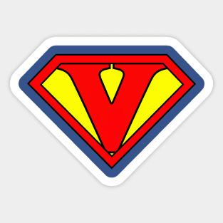 Vegan Superhero Sticker